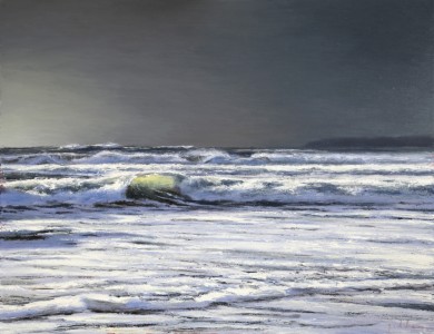 Storm Surf, Mounts Bay (700mm x 900mm)