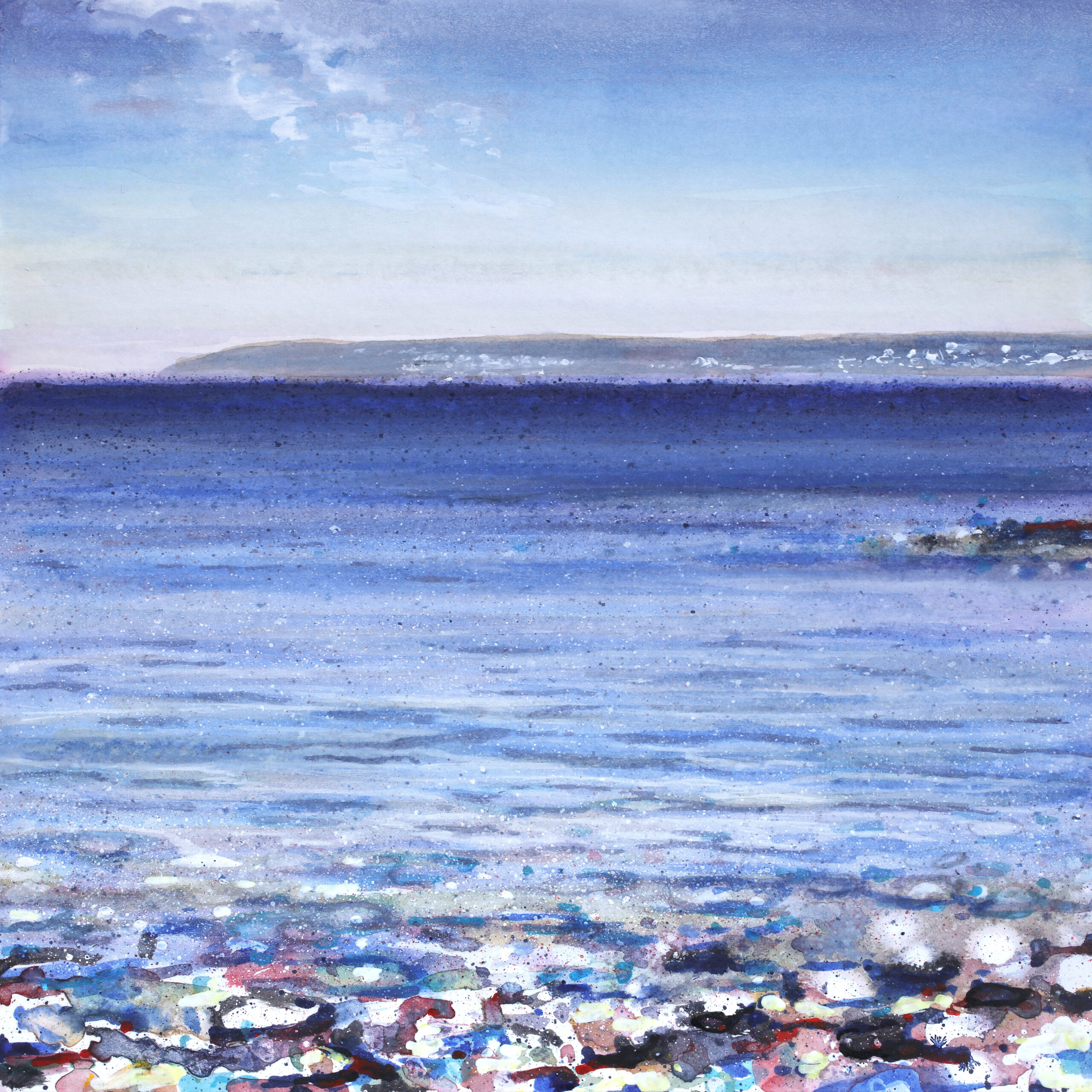 Hot Day Across the Bay - Cornish Art